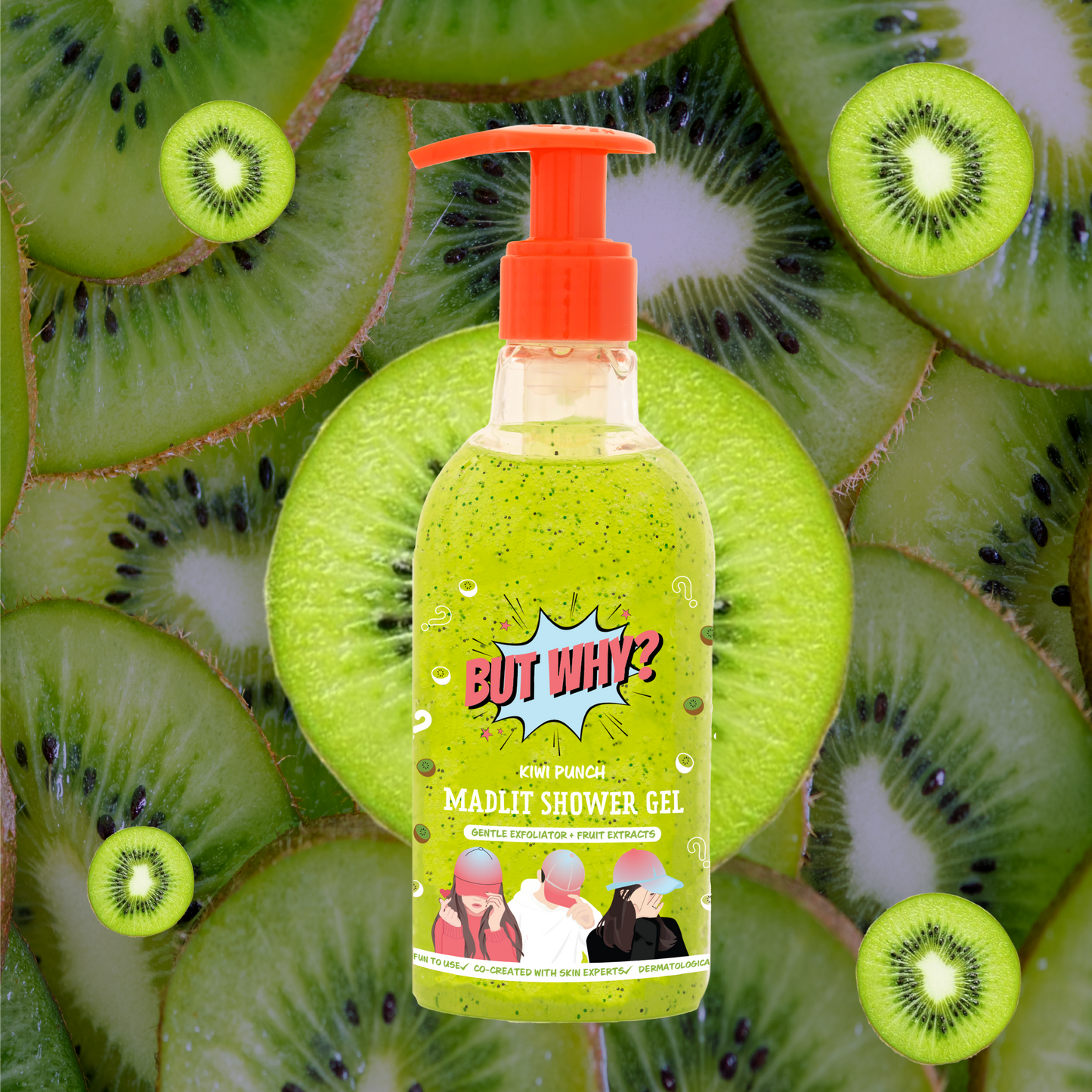 Kids Kiwi Punch Nourishing Body Wash with Exfoliating Beads