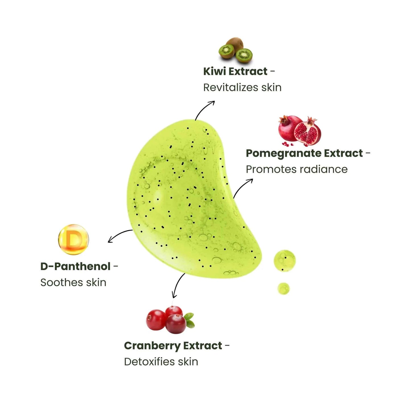 Kids Kiwi Punch Nourishing Body Wash with Exfoliating Beads