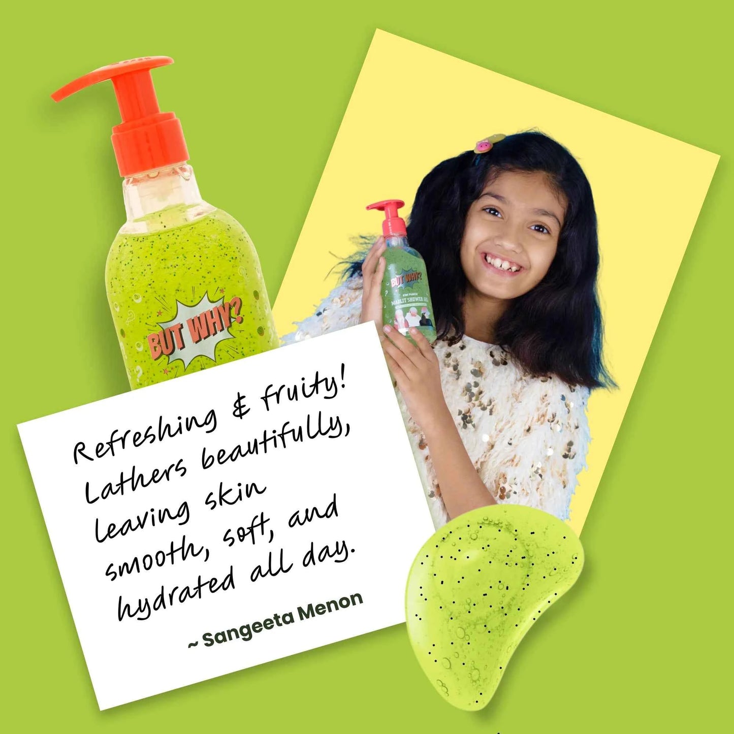 Kids Kiwi Punch Nourishing Body Wash with Exfoliating Beads