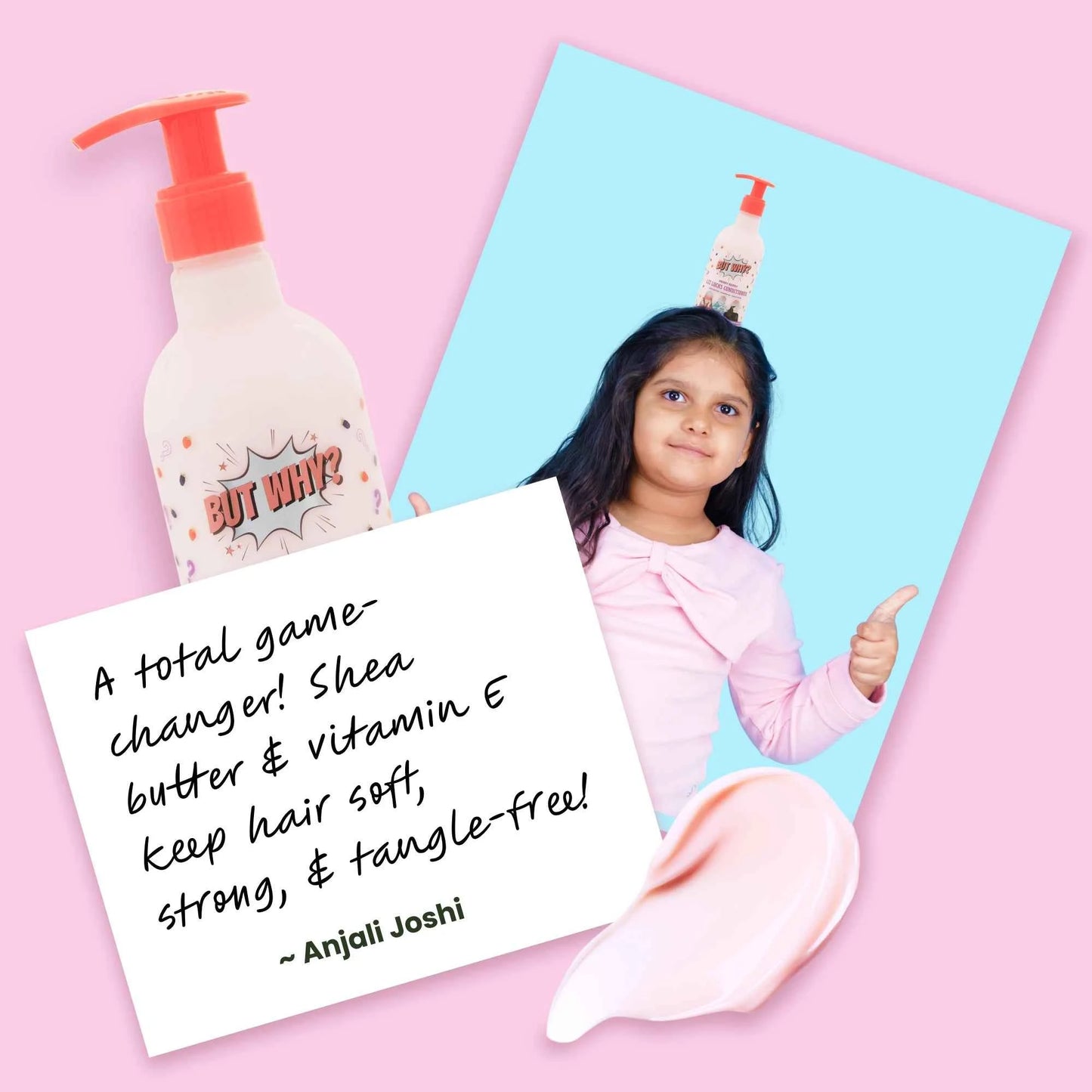 Kids MerryBerry Dandruff Control Conditioner with Almond Oil & Shea Butter for Smooth Soft Hair
