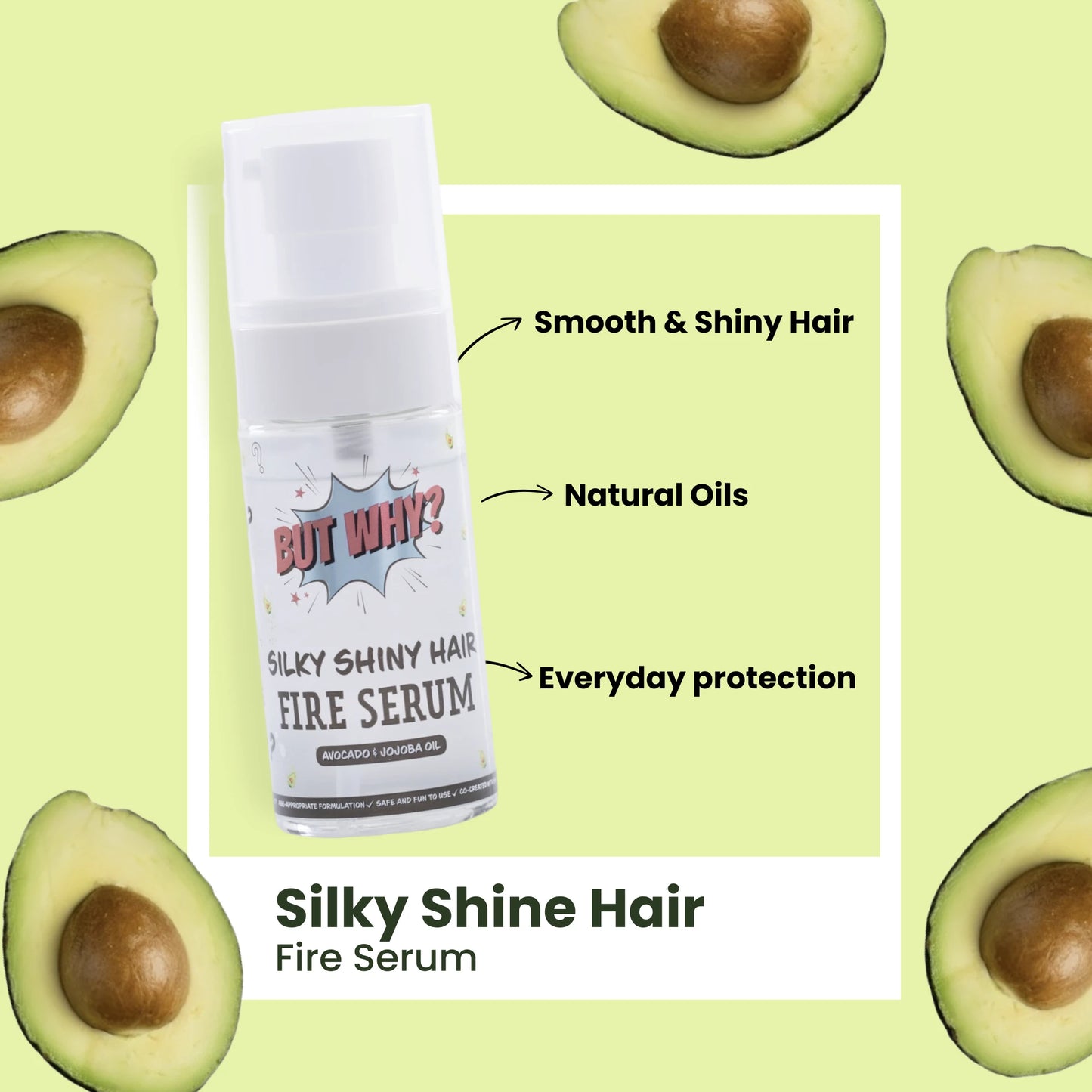 Kids Hair Serum made with Natural Ingredients for Smooth & Silky Hair