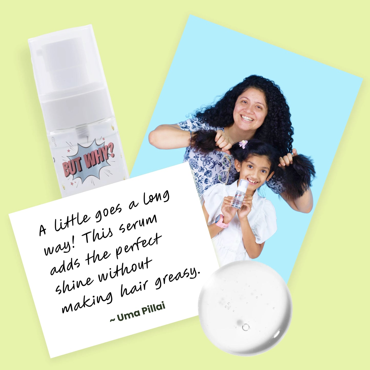 Kids Hair Serum made with Natural Ingredients for Smooth & Silky Hair