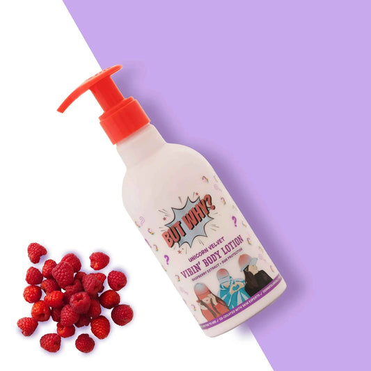 Kids Unicorn Velvet Nourishing Body Lotion with Sunscreen for Smooth, Hydrating Skin infused with Olive Oil