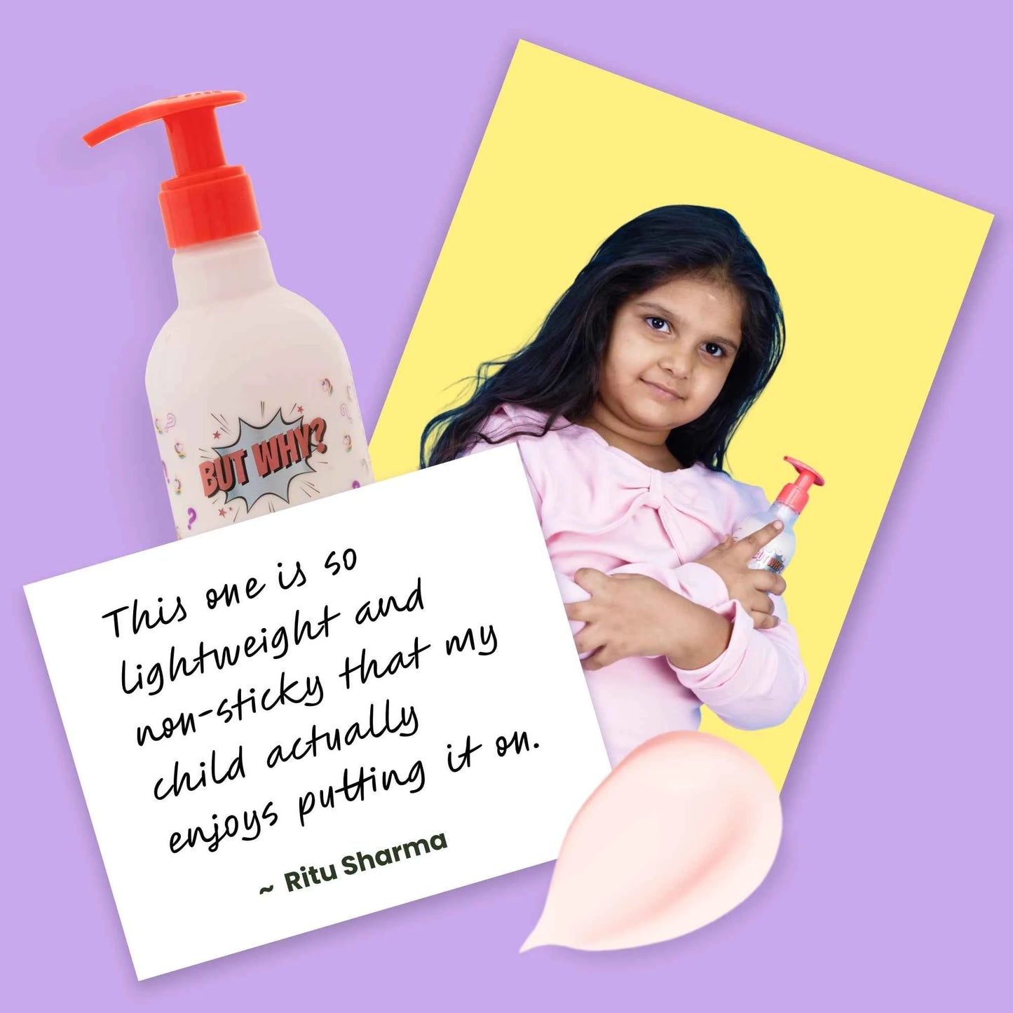 Kids Unicorn Velvet Nourishing Body Lotion with Sunscreen for Smooth, Hydrating Skin infused with Olive Oil