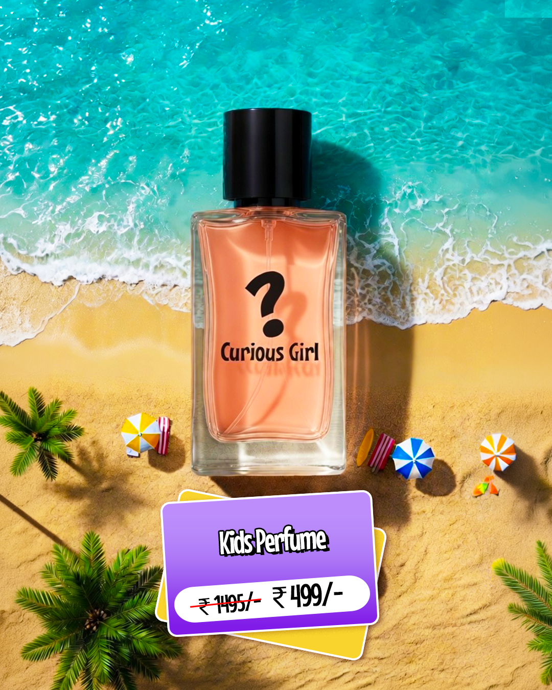 100% Alcohol-Free Curious Girl Boujee Perfume for Kids
