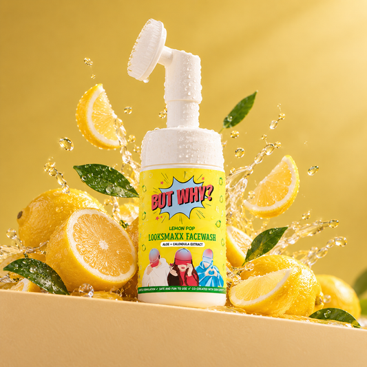 Kids Lemon Pop Gentle Facewash with Calendula & Aloe Extracts for Dry Skin