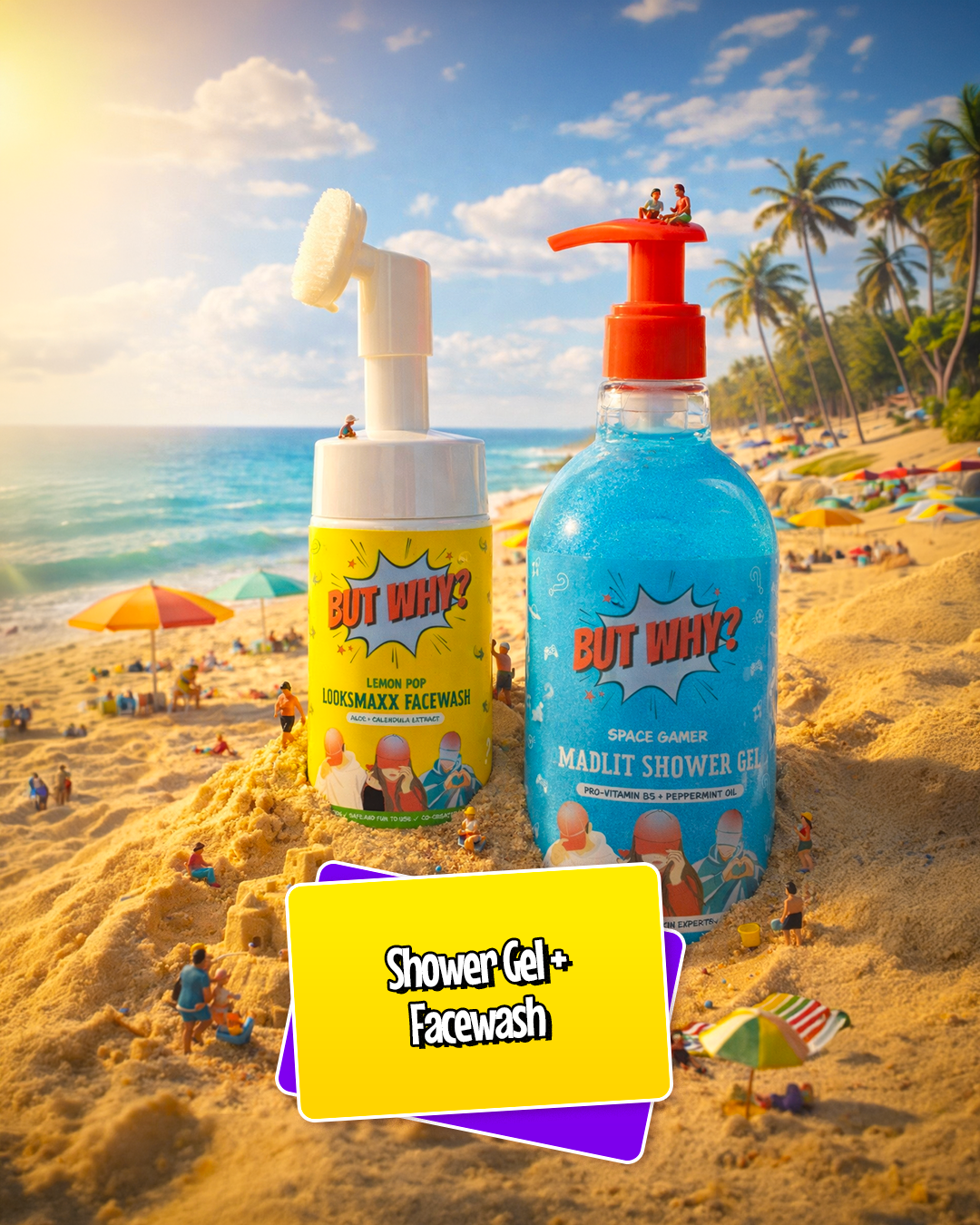 Summer Skincare Duo (Shower Gel + Facewash)