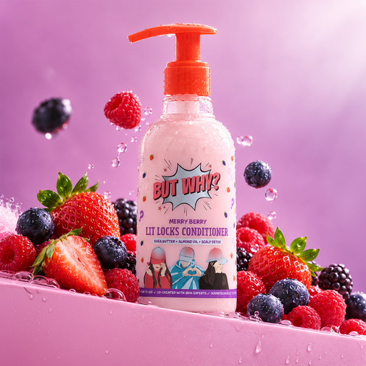 Kids MerryBerry Dandruff Control Conditioner with Almond Oil & Shea Butter for Smooth Soft Hair