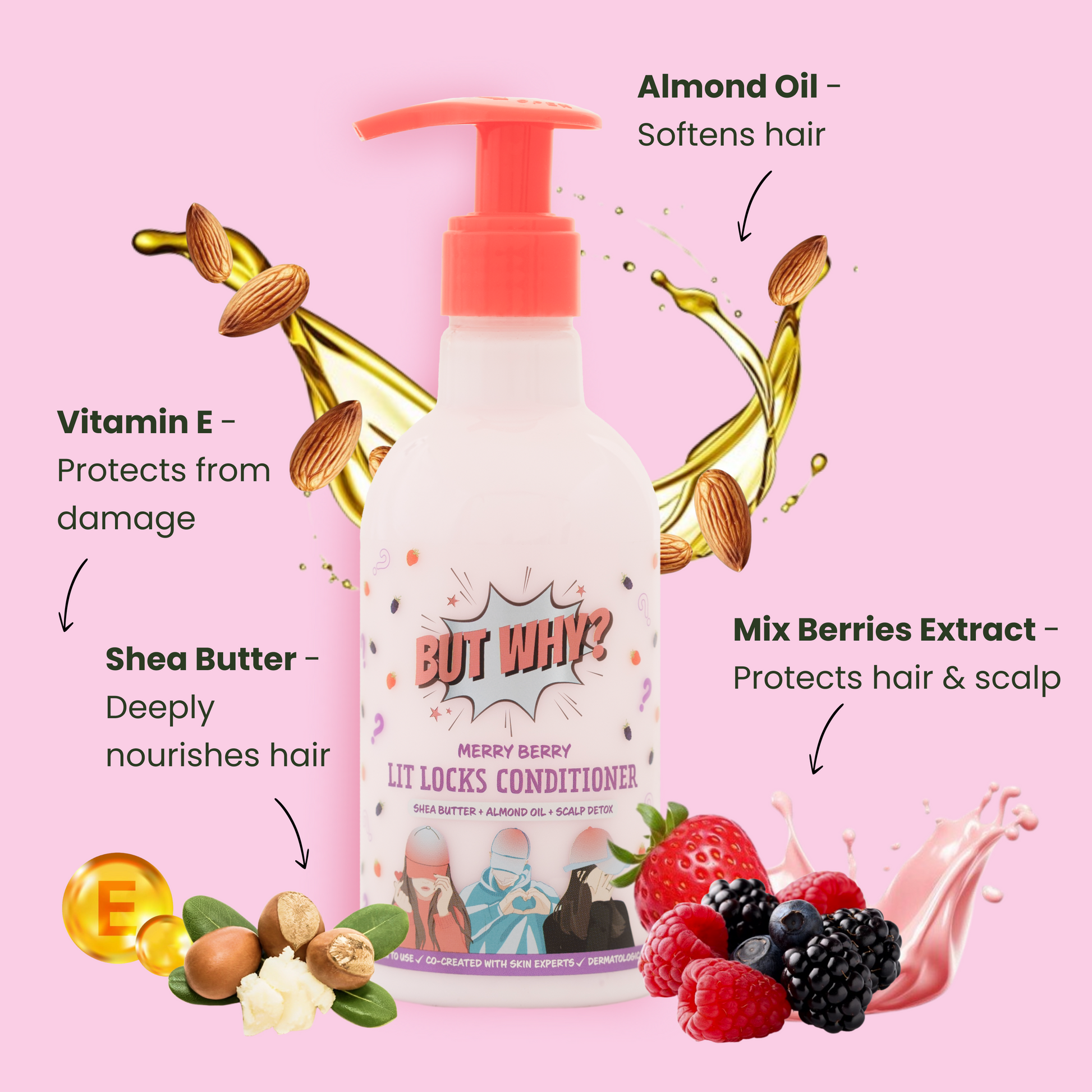 Girl’s 3-in-1 Hair Care Power Pack (Shampoo + Conditioner + Serum) - ButWhy?