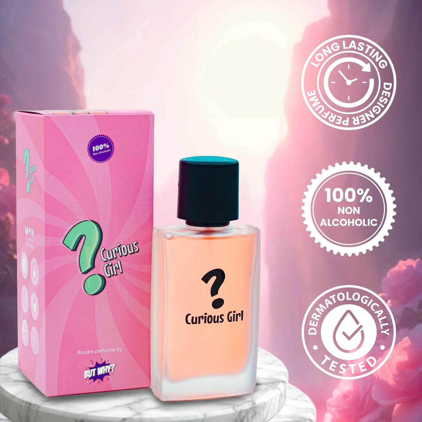 100% Alcohol-Free Curious Girl Boujee Perfume for Kids