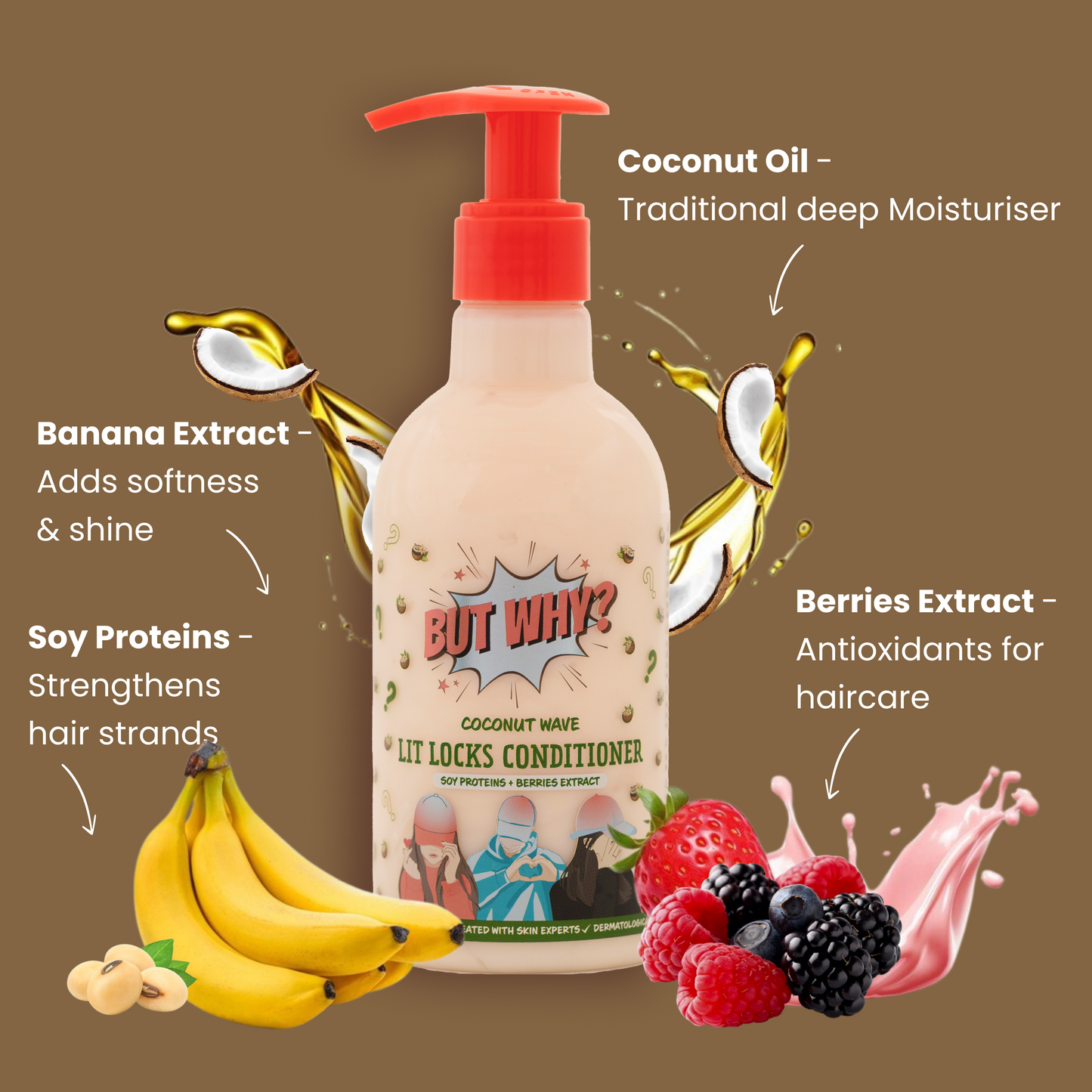 Kids 3-in-1 Hair Care Pack (Shampoo + Conditioner + Serum) - ButWhy?