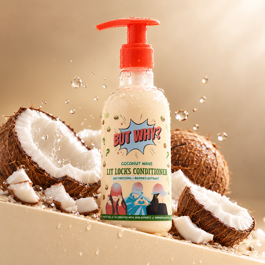 Kids Coconut Wave Conditioner for Soft, Silky, Shiny Hair