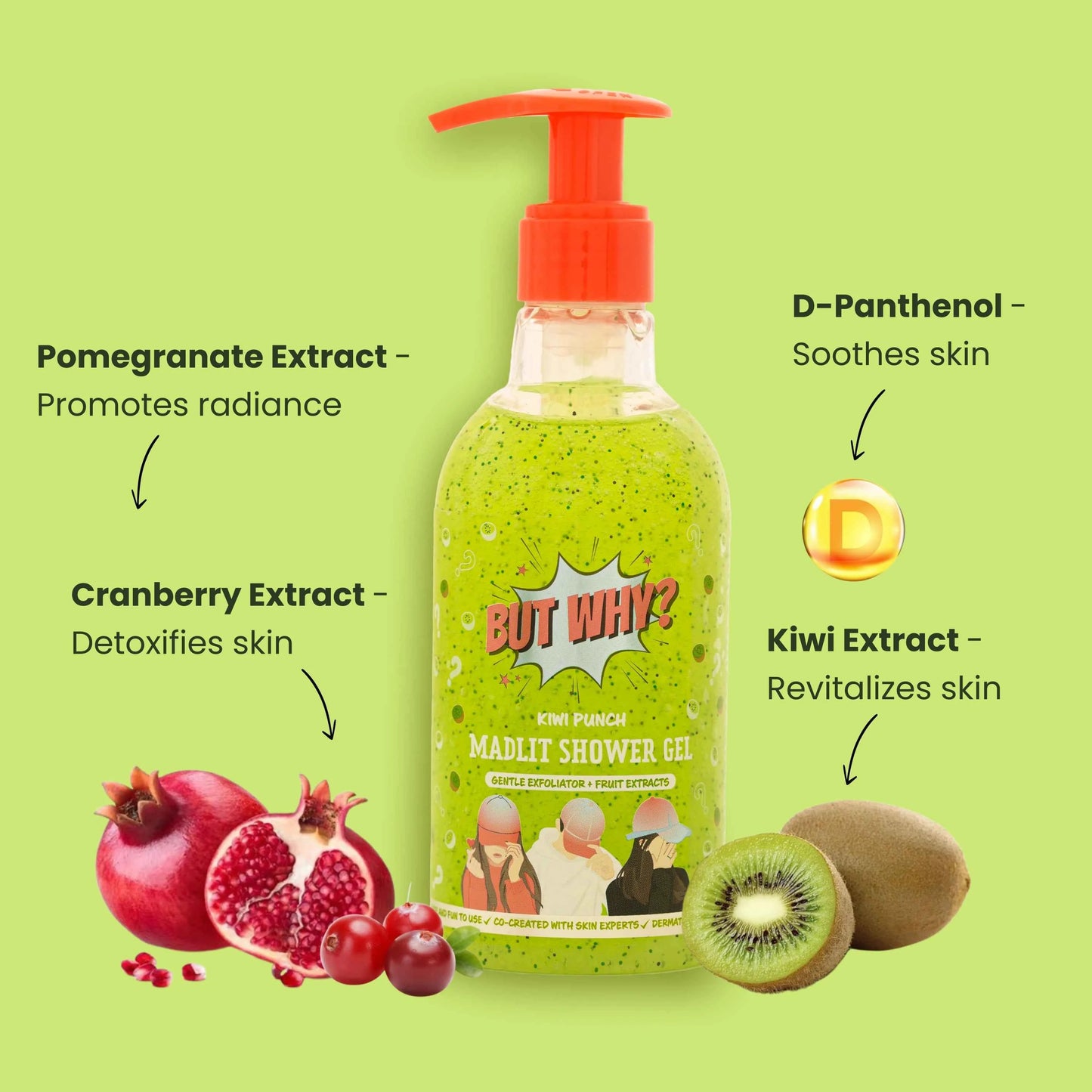 Kids Fruity 2-in-1 Bath Combo (Shower Gel+Shampoo)